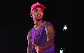 Chris Brown performing in Sydney in 2012.