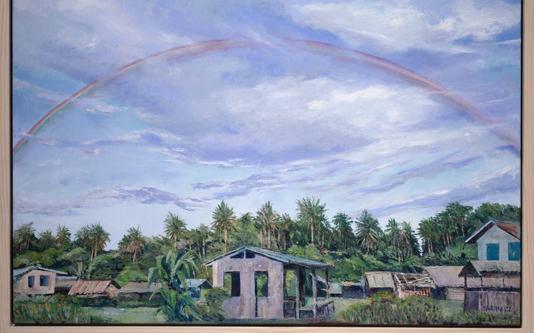 2023 painting from Bougainville by Marilyn Havini