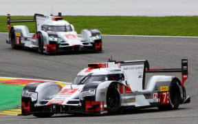 The winning Audi R18 e-tron quattro