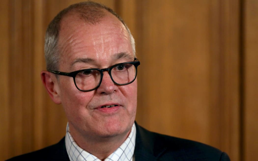 Government Chief Scientific Adviser, Sir Patrick Vallance attends a news conference addressing the government's response to the novel coronavirus COVID-19 outbreak, at 10 Downing Street in London on March 12, 2020. -