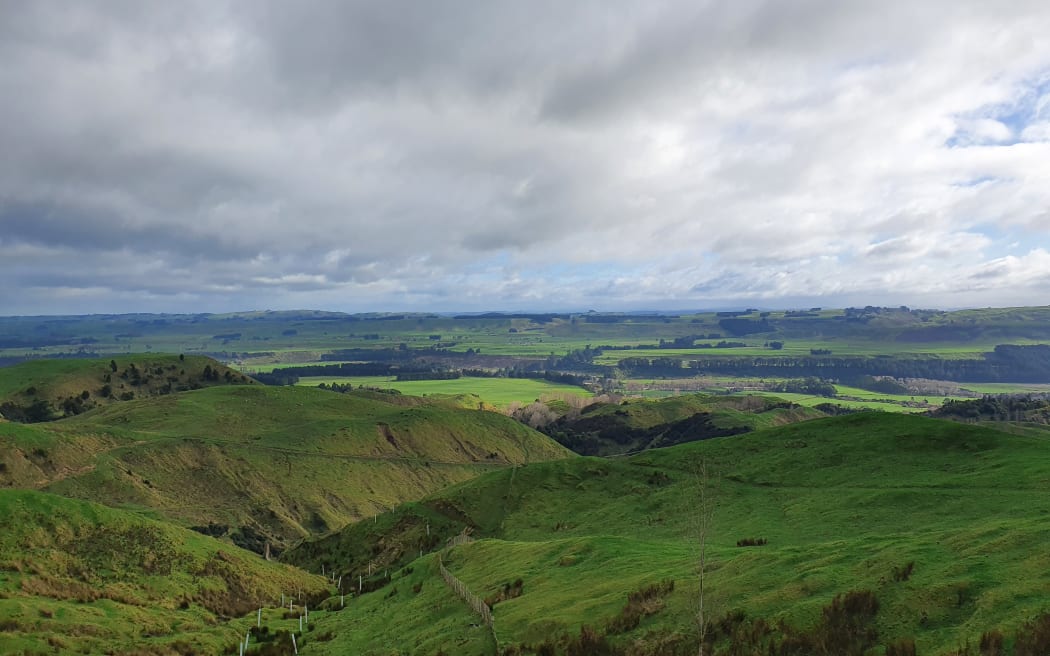 A view of Manawatu farm country