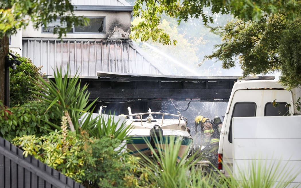 A fire at a property in Bishopdale
