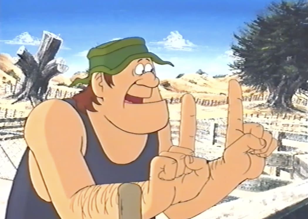 Wal of Footrot Flats was used to help explain the new system.