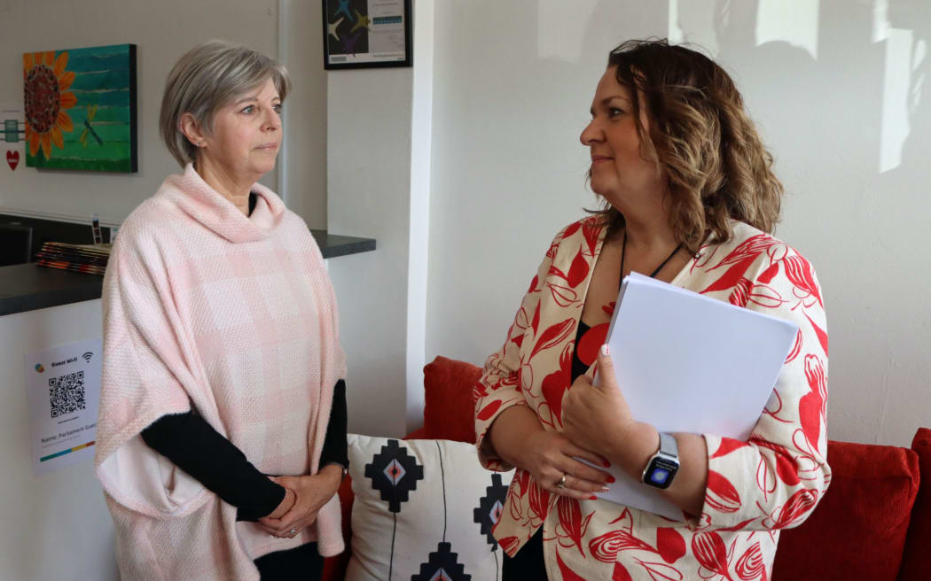Cluster manager Marie Petersen told Education Minister Jan Tinetti that schools rely on their service.