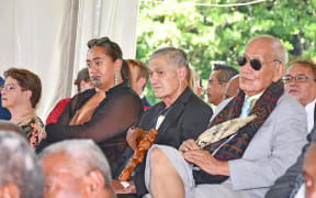 Kiingi Tuuheitia, Te Arikinui, at leader's meeting in Fiji.