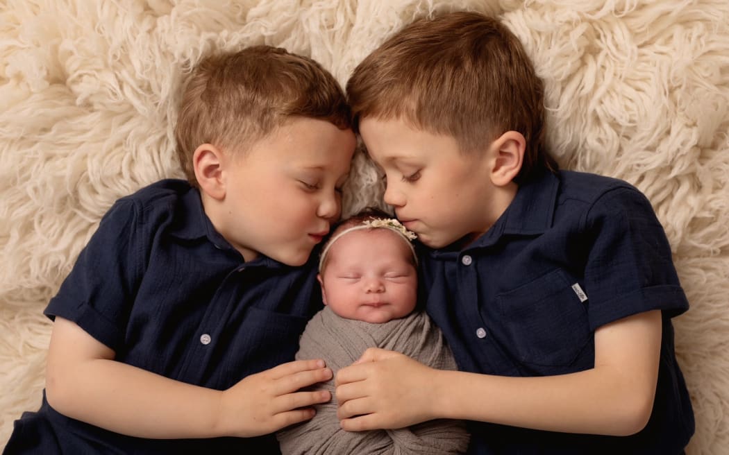 Hugo, Goldie and August.