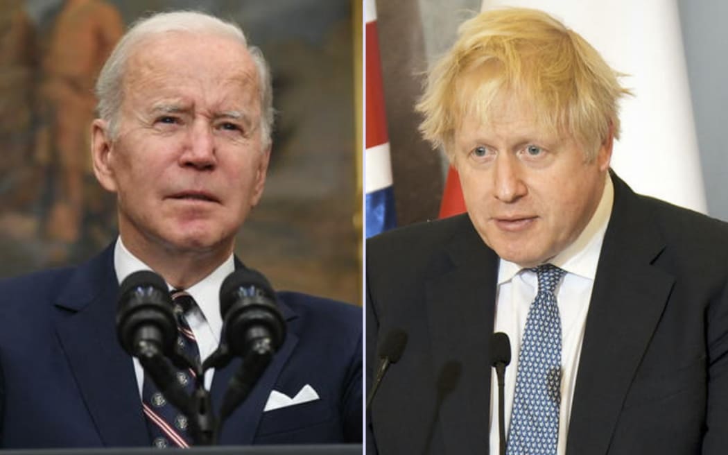 US president Joe Biden and UK Prime Minister Boris Johnson.