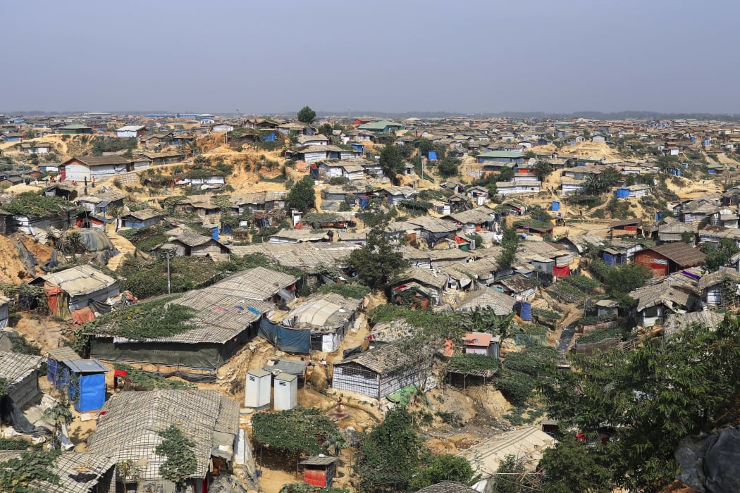 A landscape view in the Balukhali camp in Cox's Bazar Bangladesh on February 11, 2019. (Photo by Kazi Salahuddin Razu/NurPhoto)