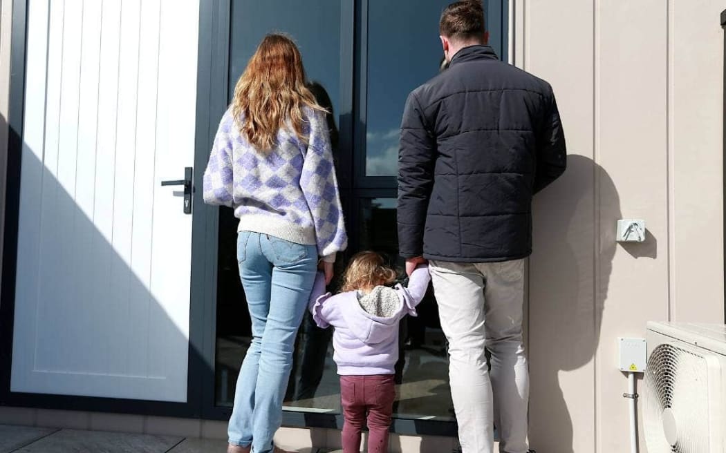 The Mahers’ journey began when they saw an advertisement on social media for KiwiBuild on Labour Day weekend in 2020 and decided to look at the showroom.