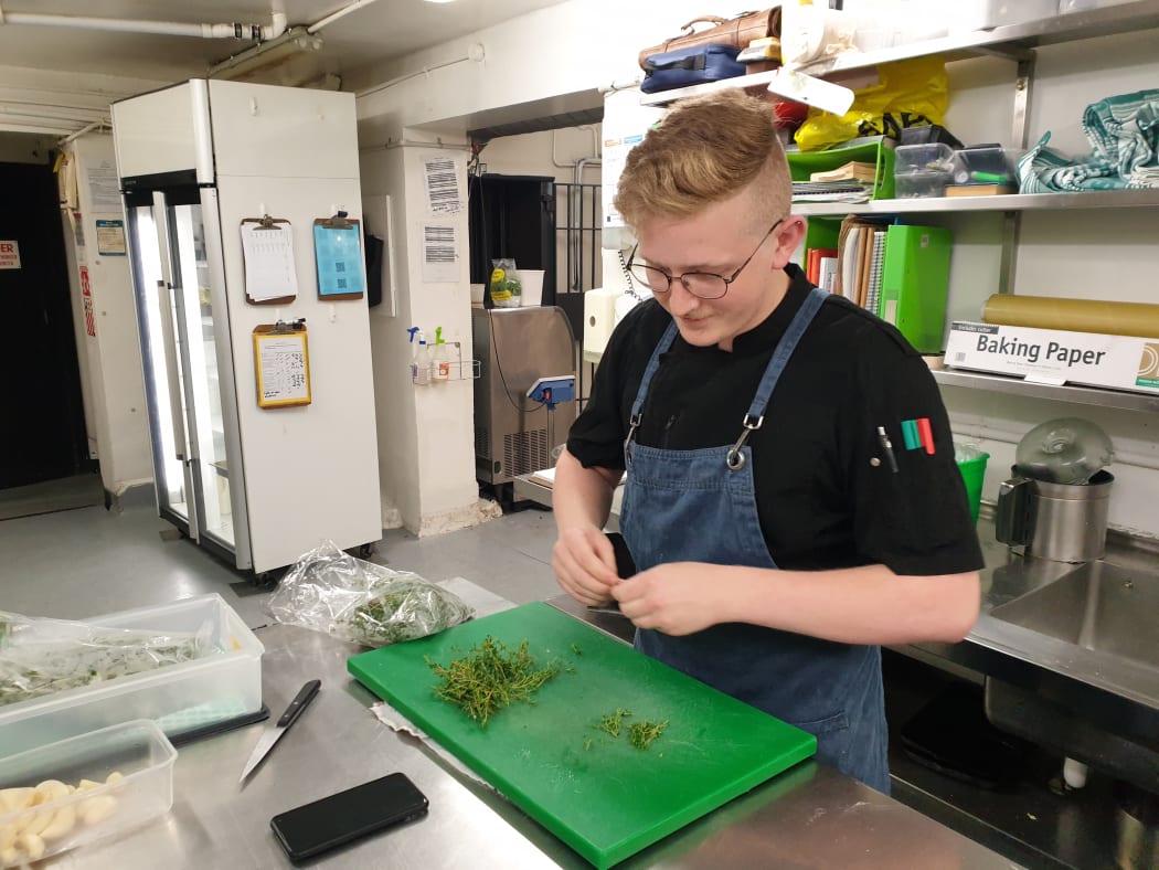Logan Brown prep chef Josh.