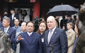 Prime Minister Christopher Luxon in Vietnam.