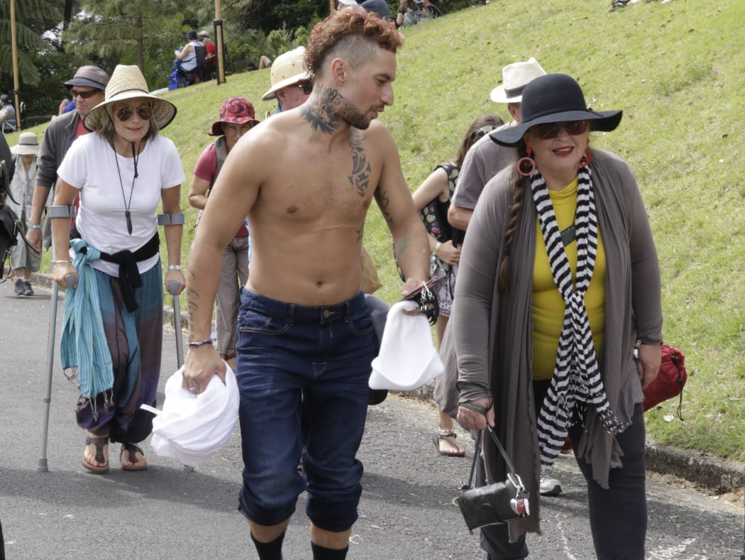 Mother and son at WOMAD 2018