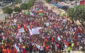 Public march in Port Moresby for West Papuan freedom. 10 September, 2019