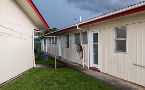 Exterior of the motel that Nicole is paying $190 per night for emergency housing with WINZ