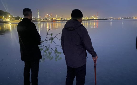 Karakia were held at Ōkahu Bay to formally lift the rāhui over Waitematā Harbour.