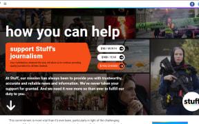The online appeal to readers on Stuff.co.nz