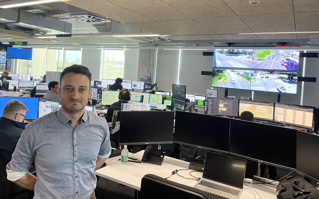Zane Davidson, real-time operations manager at Auckland Transport Operation Centre (ATOC).