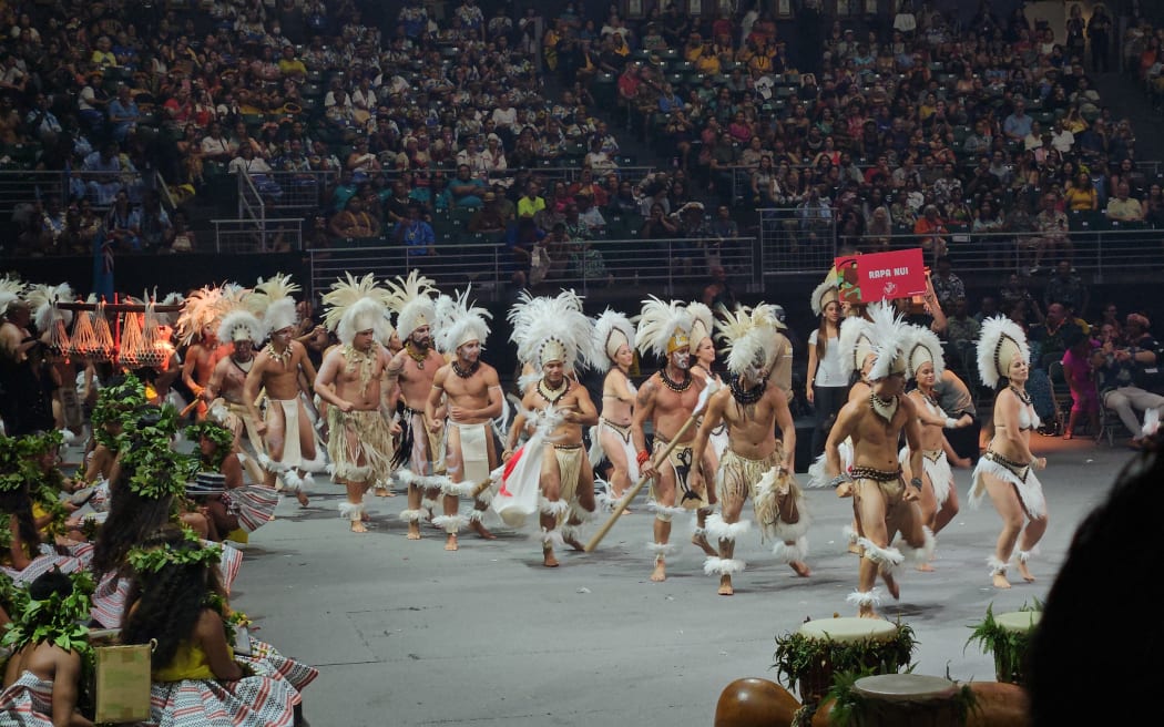 Host nation dancers at FestPAC 2024