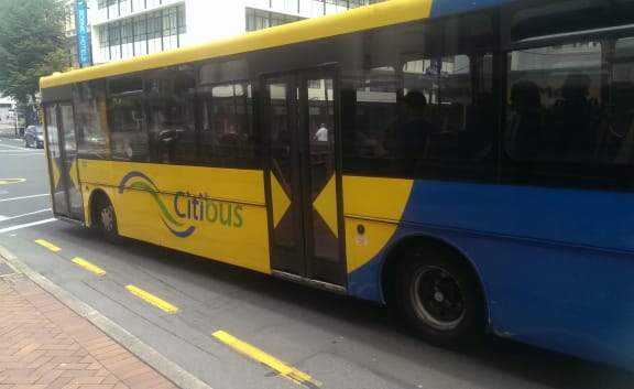 An Invercargill Passenger Transport bus on a Dunedin route.