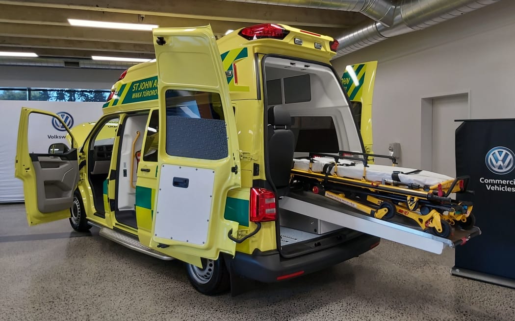 St John's new purpose-built rural ambulance, which it says is more 'nimble'.