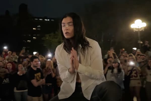 Lorde in the music video for 'What Was That'