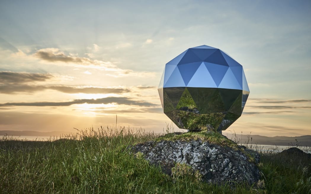 Rocket Lab's  Humanity Star satellite.