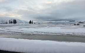 Lake Tekapo after overnight snow dump - 5 June 2025