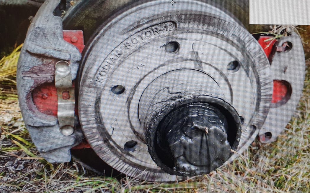 All the wheel studs were shorn off at the Cromwell dental van accident in 2017.