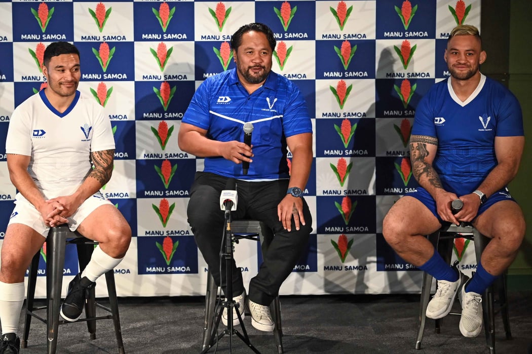 Dwayne Polataivao, Seilala Mapusua and Jack Lam.