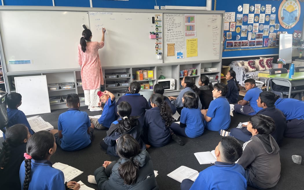 Auckland’s Papatoetoe North School offers two bilingual Hindi classes for Year 3 to Year 6 students.