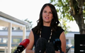 Education Minister Erica Stanford at announcement in Auckland  - more resources for teachers