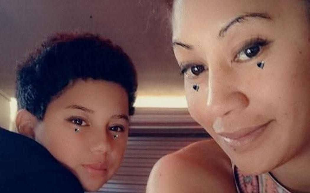 Kymani Hiley-Hetaraka, left, with her mother Maraea Hetaraka.