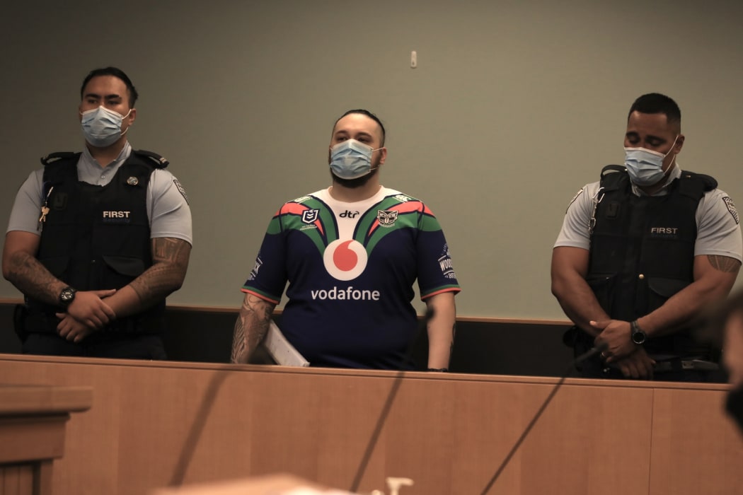 Eli Epiha at his sentencing at the High Court in Auckland.