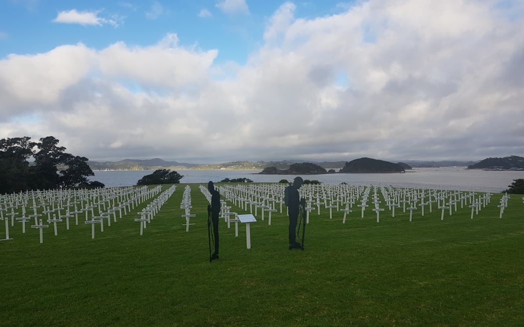 Waitangi Treaty grounds field of remembrance
