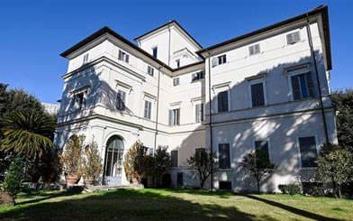 The Villa Aurora in Rome
