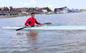 Tongan kayaker Pita Taufatofua