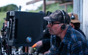 Director Rob Sarkies working on the Pike River film.