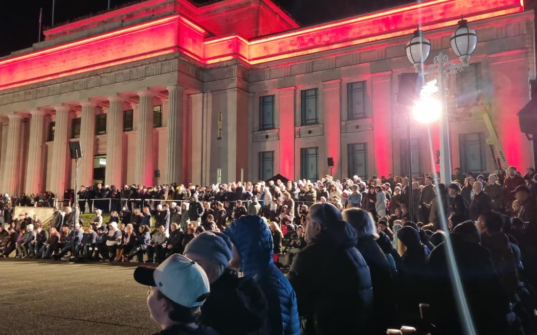 Anzac Day commemorations, including a dawn service, has taken place on the forecourt at Tāmaki Paenga Hira - Auckland War Memorial Museum.
