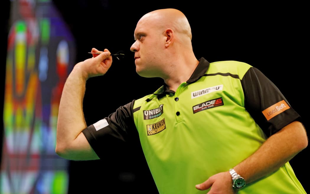 Dutch darts player Michael van Gerwen.