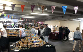Punters at the Saturday Wellington Underground Market.