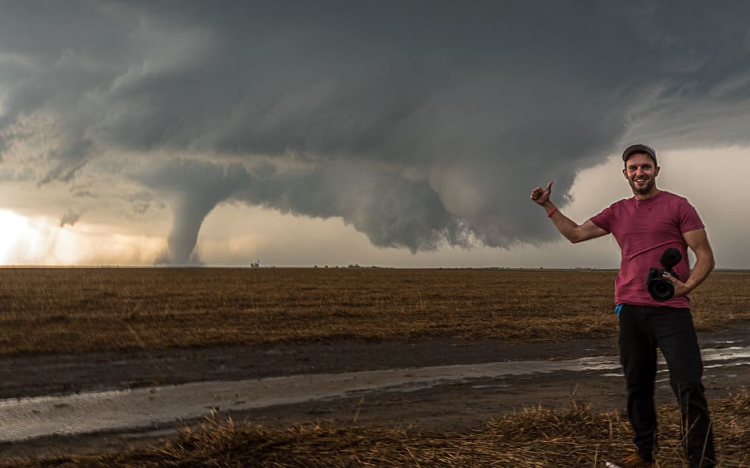 Steve Burrows in Dodge City in Kansas, 2016.