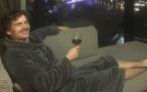 Tom Crampton in isolation in Melbourne.