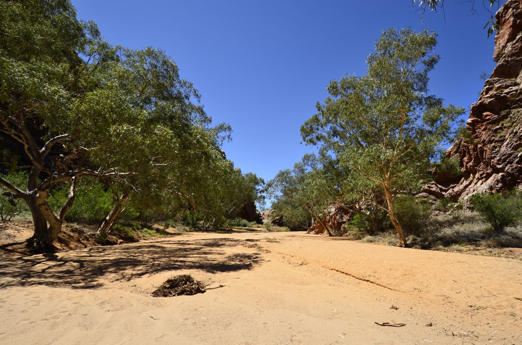 Australia, NT, Emily Gap in East McDonnell Range national park