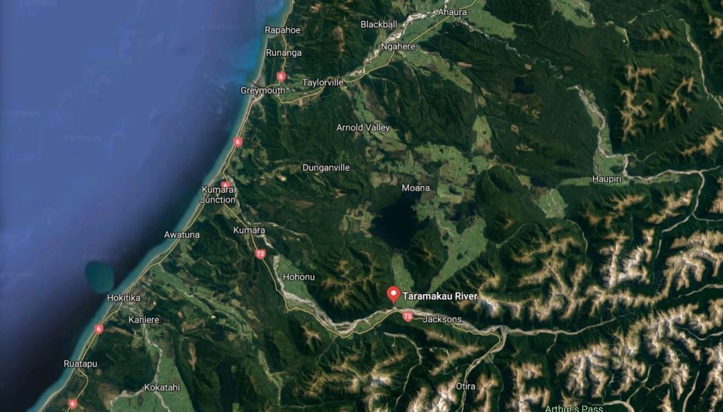 The Taramakau River on the South Island's West Coast.