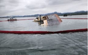 Fiji's Minister for Public Works, Meteorological Services and Transport Ro Filipe Tuisawau has visited the wreck of the Lomaiviti Princess II and other derelict vessels within Suva Harbour.