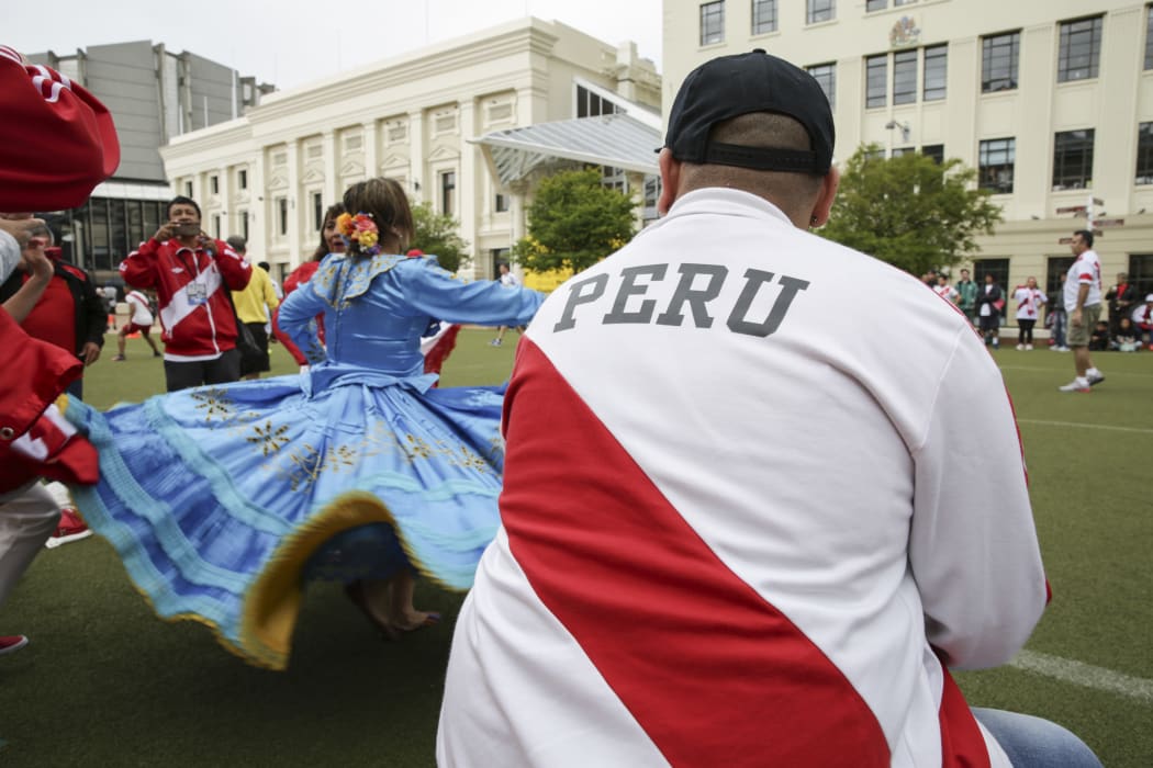 NZRefugees Assoc Vs Peru Community Friendly game Civic Square