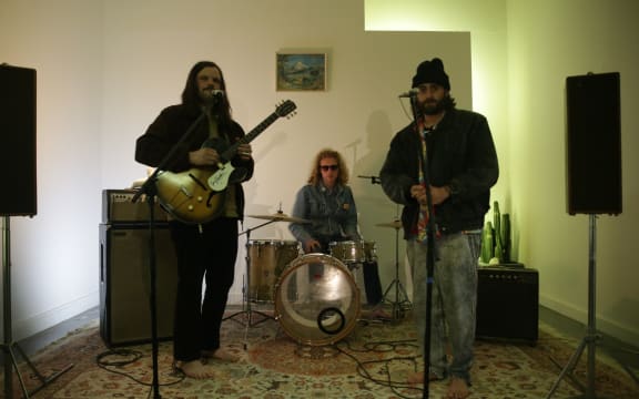 Te Huhu (L-to-R Cameron Willicott, Dave Weir, Samuel Smith)