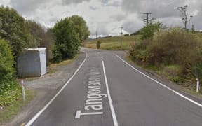 Police were called about 9.17am after a member of the public called to report a suspicious person on Tangowahine Valley Road.