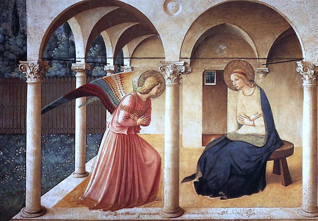 Annunciation by Fra Angelico (San Marco Museum, Florence)