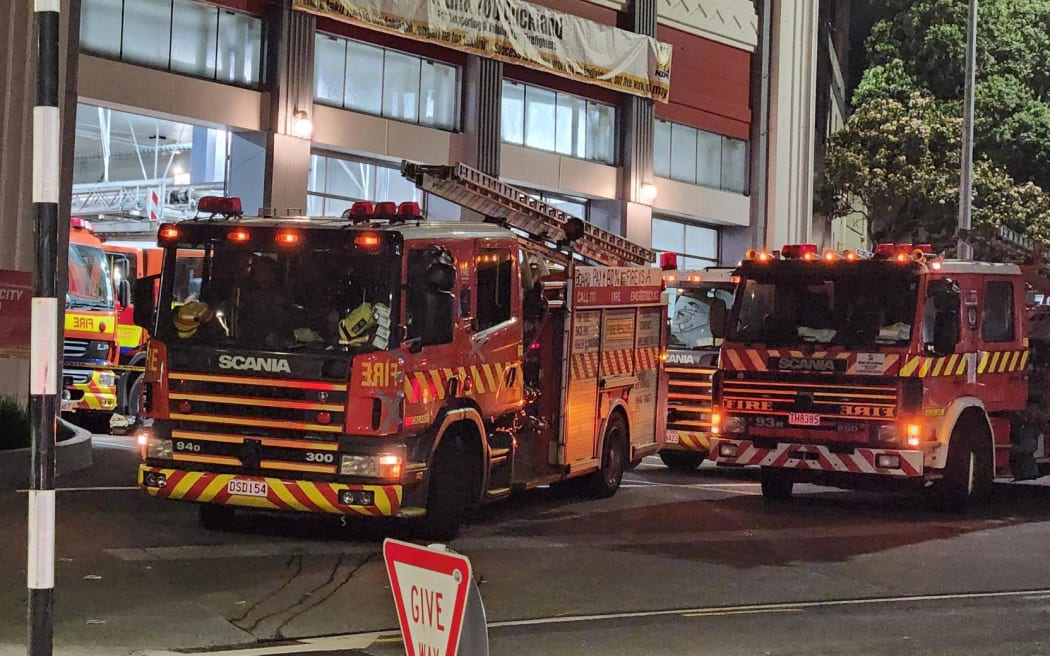 Reports of asbestos contamination at the Pitt Street fire station in central Auckland.